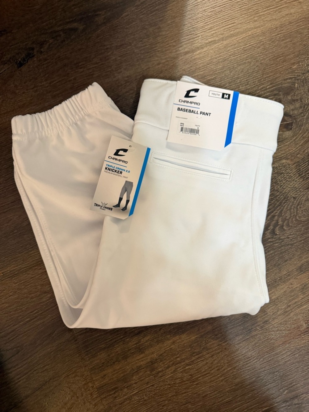 Champro Youth White Baseball Pants